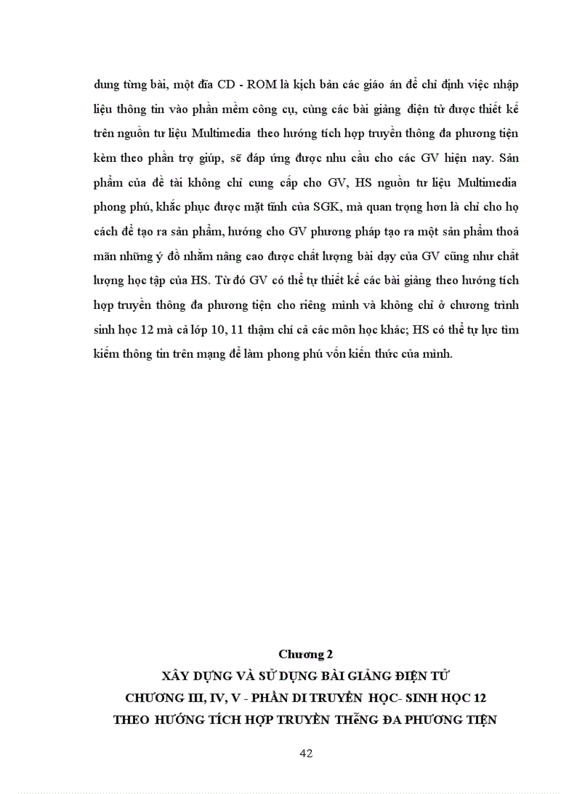 image for page Xây dựng và sử dụng bài giảng điện tử chương III IV V phần Di truyền học Sinh học lớp 12 theo hướng tích hợp truyền thông đa phương tiện 1
