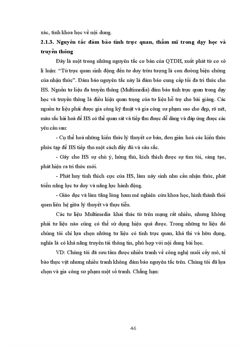 image for page Xây dựng và sử dụng bài giảng điện tử chương III IV V phần Di truyền học Sinh học lớp 12 theo hướng tích hợp truyền thông đa phương tiện 1
