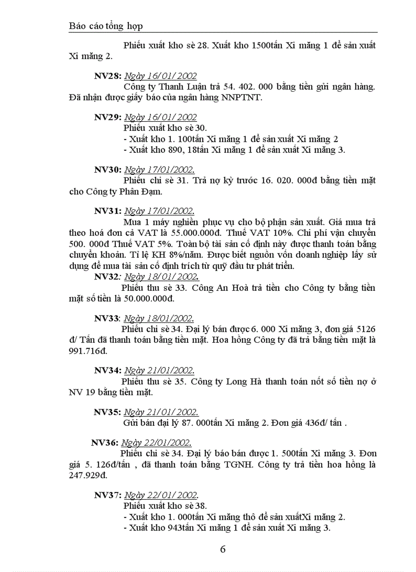 image for page Báo cáo tổng hợp kế toán tại Công ty TNHH Trang trí nội ngoại thất Đồng Tâm