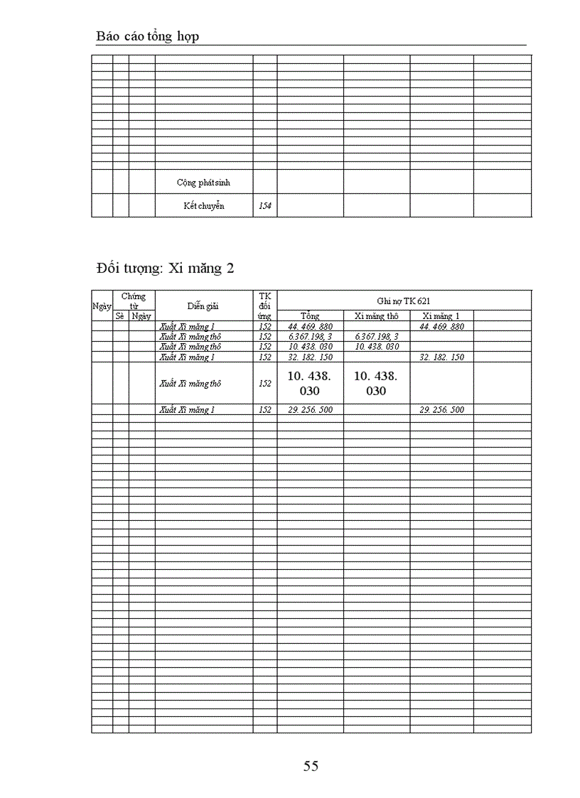 image for page Báo cáo tổng hợp kế toán tại Công ty TNHH Trang trí nội ngoại thất Đồng Tâm