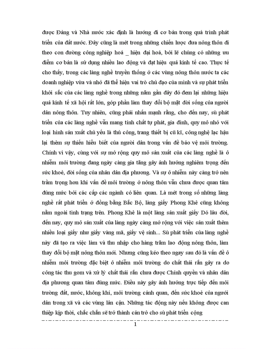 image for page Bước đầu tính toán hiệu quả kinh tế của việc thiết lập hệ thống thu gom chất thải rắn làng giấy Phong Khê huyện Yên Phong tỉnh Bắc Ninh 1