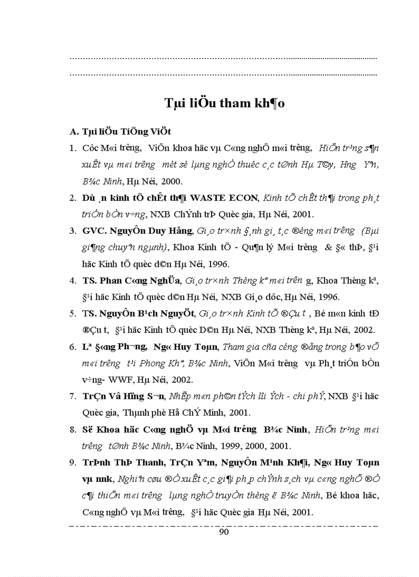 image for page Bước đầu tính toán hiệu quả kinh tế của việc thiết lập hệ thống thu gom chất thải rắn làng giấy Phong Khê huyện Yên Phong tỉnh Bắc Ninh 1