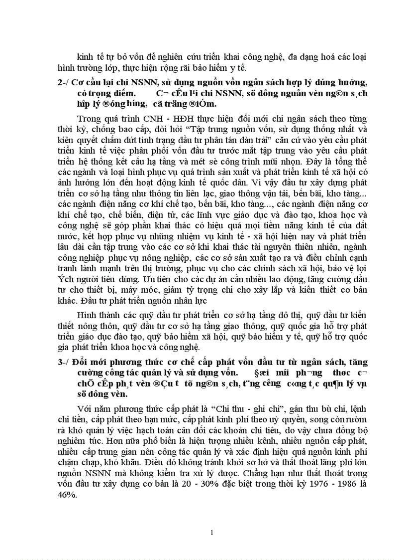 image for page Chi NSNN và vai trò của chi NSNN đối với sự nghiệp CNH HĐH đất nước