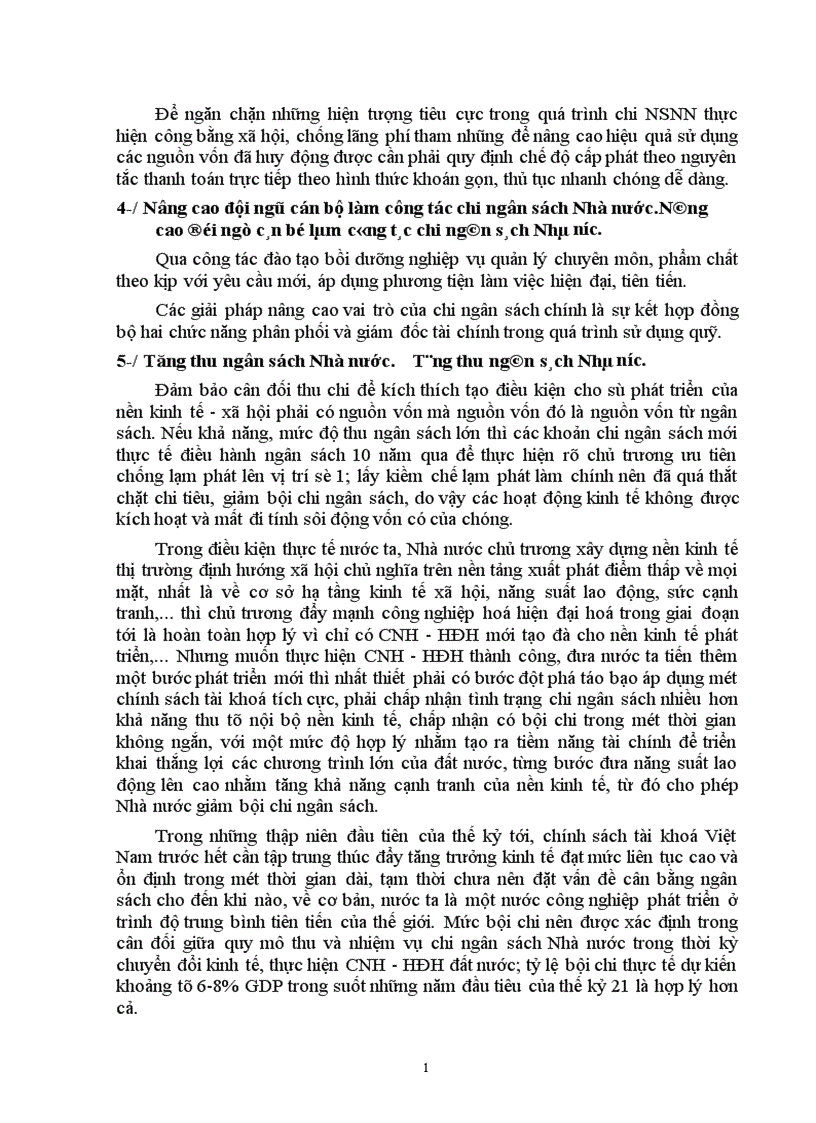 image for page Chi NSNN và vai trò của chi NSNN đối với sự nghiệp CNH HĐH đất nước