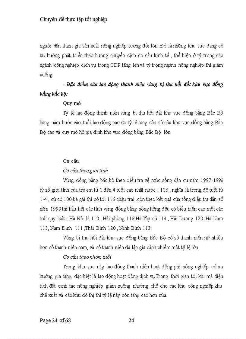 image for page Tạo việc làm cho thanh niên vùng bị thu hồi đất khu vực đồng bằng Bắc Bộ 1