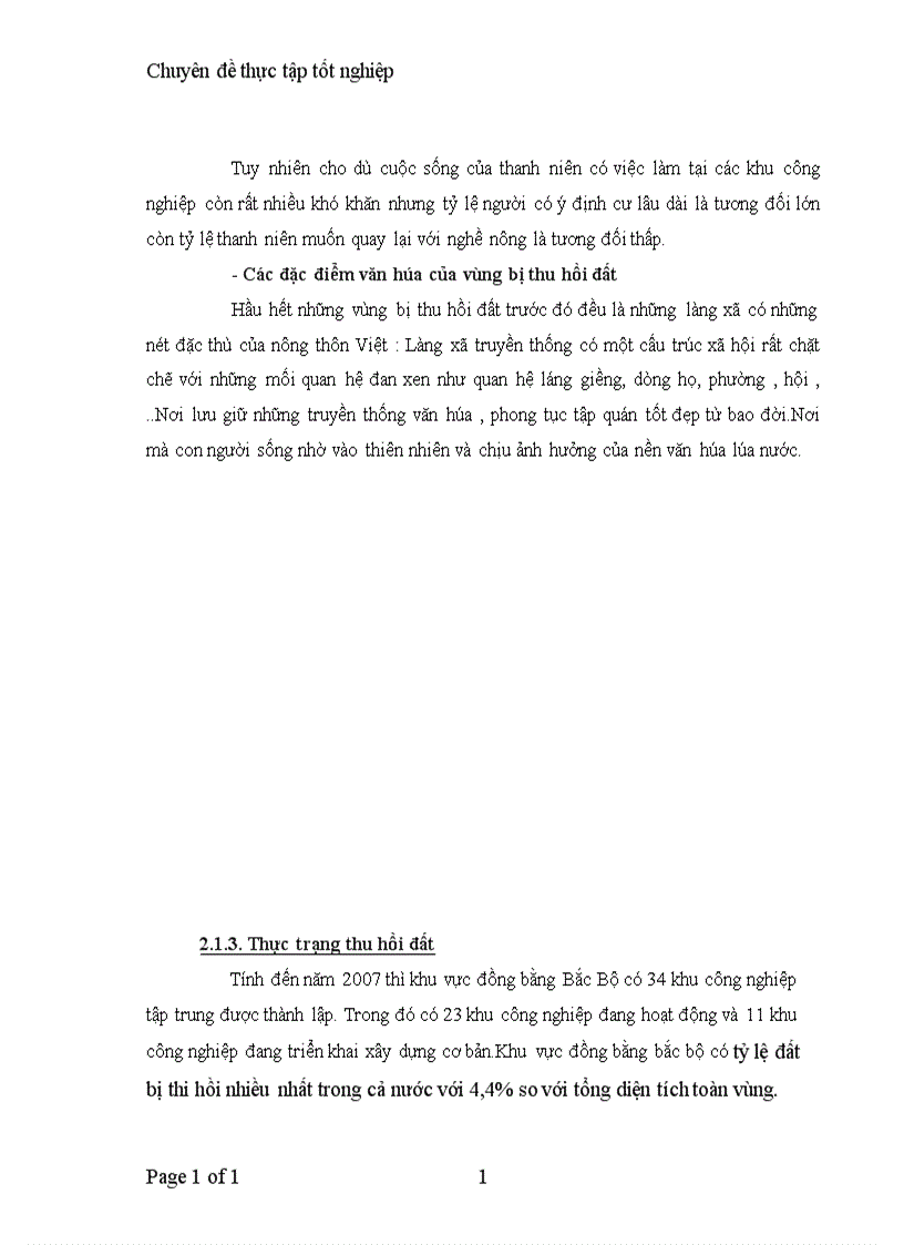 image for page Tạo việc làm cho thanh niên vùng bị thu hồi đất khu vực đồng bằng Bắc Bộ 1