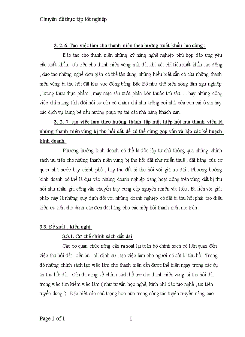 image for page Tạo việc làm cho thanh niên vùng bị thu hồi đất khu vực đồng bằng Bắc Bộ 1