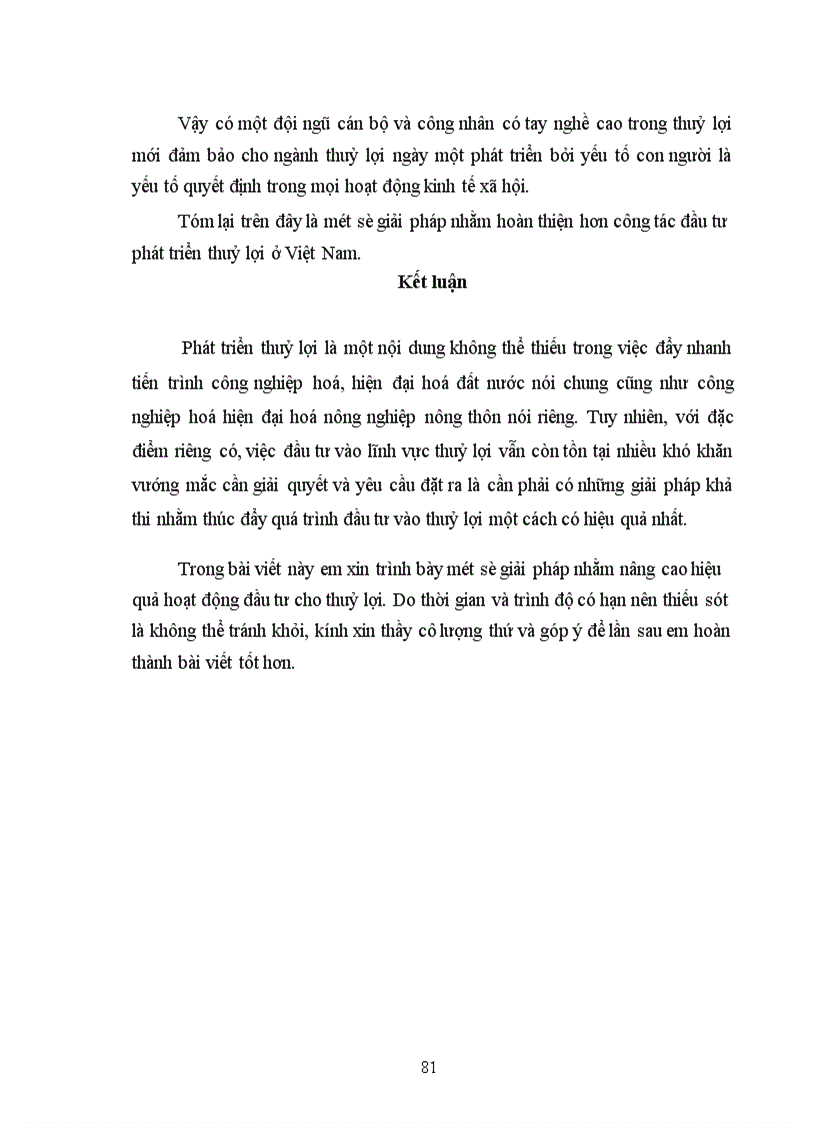 image for page Đầu tư vào thuỷ lợi góp phần thúc đẩy quá trình công nghiệp hoá hiện đại hoá nông nghiệp nông thôn 1