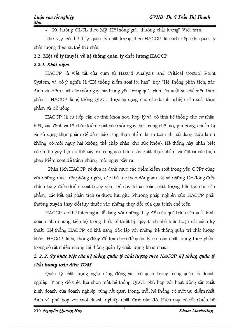 image for page Phương pháp nghiên cứu và phân tích kết quả phân tích thực trạng hệ thống quản lý chất lượng theo haccp tại công ty tnhh chế biến hoa quả hồng lam