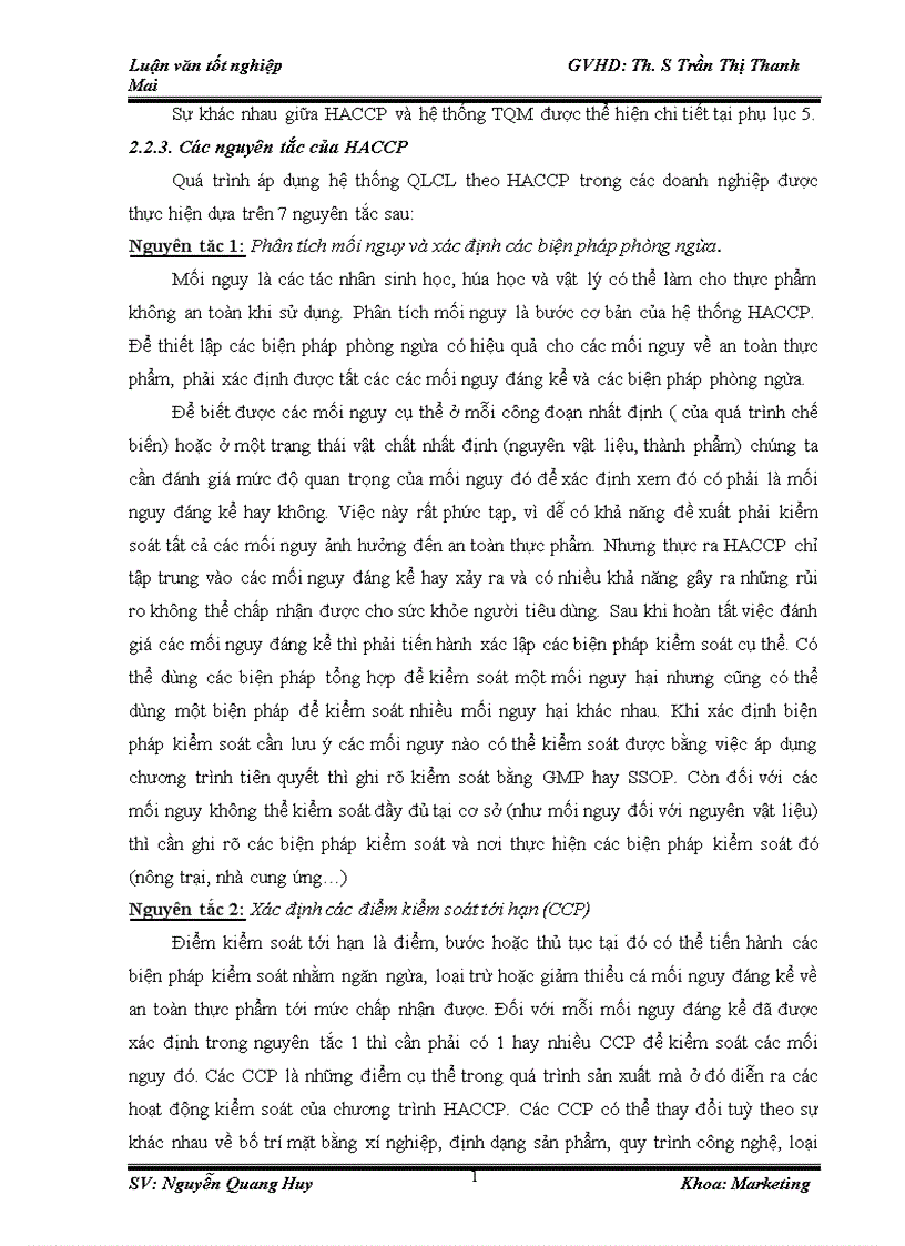 image for page Phương pháp nghiên cứu và phân tích kết quả phân tích thực trạng hệ thống quản lý chất lượng theo haccp tại công ty tnhh chế biến hoa quả hồng lam