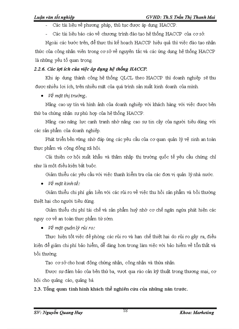 image for page Phương pháp nghiên cứu và phân tích kết quả phân tích thực trạng hệ thống quản lý chất lượng theo haccp tại công ty tnhh chế biến hoa quả hồng lam