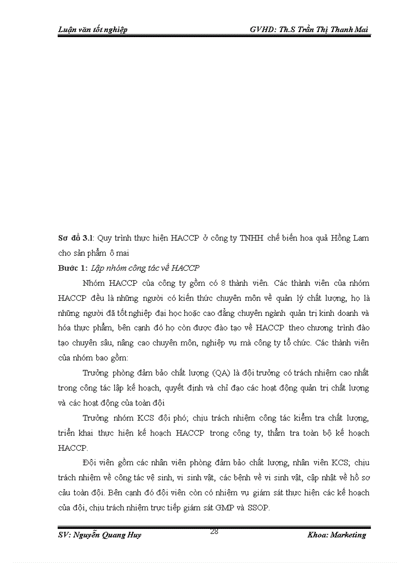 image for page Phương pháp nghiên cứu và phân tích kết quả phân tích thực trạng hệ thống quản lý chất lượng theo haccp tại công ty tnhh chế biến hoa quả hồng lam