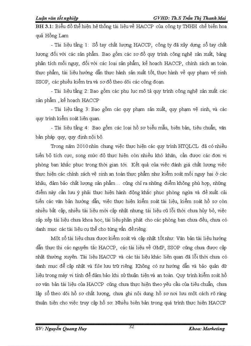 image for page Phương pháp nghiên cứu và phân tích kết quả phân tích thực trạng hệ thống quản lý chất lượng theo haccp tại công ty tnhh chế biến hoa quả hồng lam