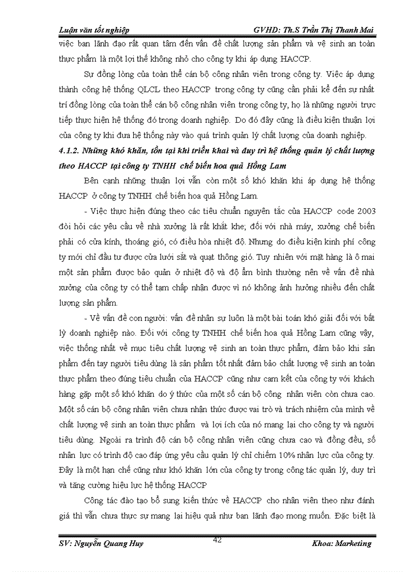 image for page Phương pháp nghiên cứu và phân tích kết quả phân tích thực trạng hệ thống quản lý chất lượng theo haccp tại công ty tnhh chế biến hoa quả hồng lam