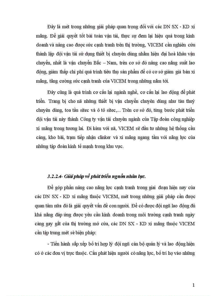 image for page Nâng cao năng lực cạnh tranh của các DN SX KD xi măng thuộc VICEM trong nền KTTT