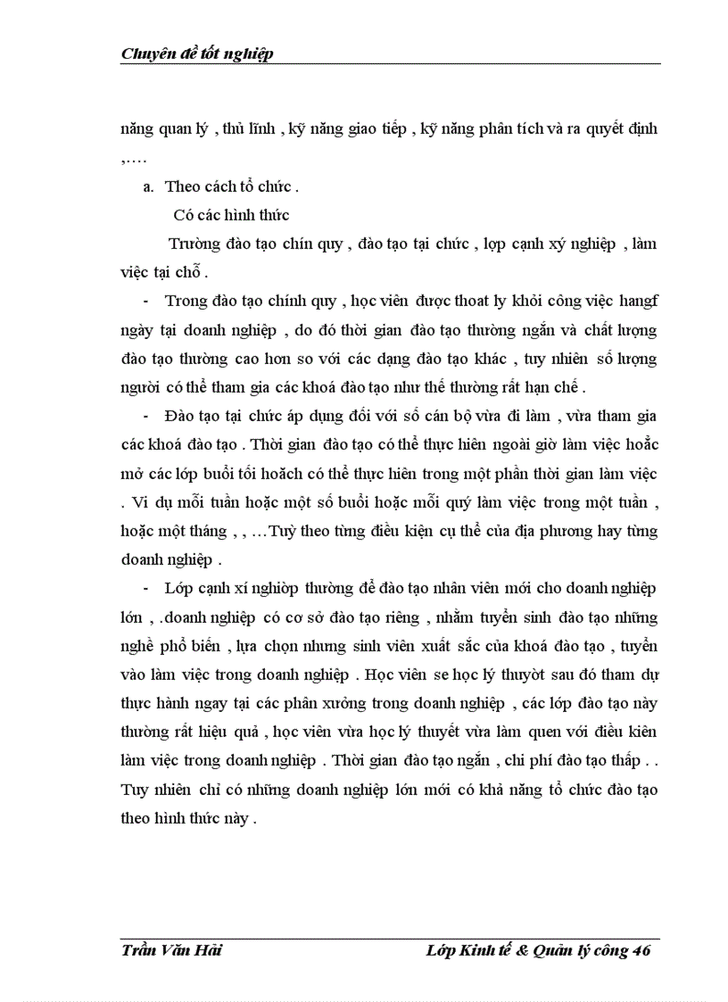 image for page Một số giải pháp về đào tạo và phát triển nguồn nhân lực của công tyTechoconvina