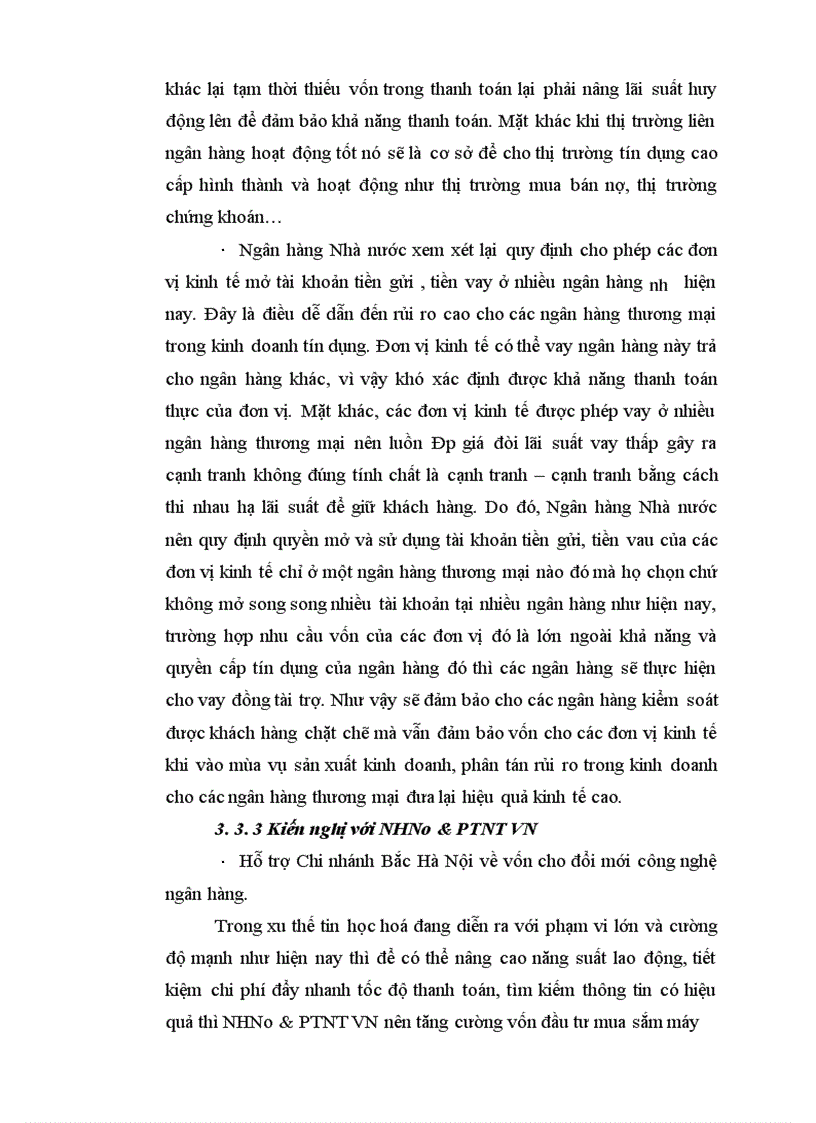 image for page Mở rộng hoạt động tín dụng của NHNo PTNT Chi nhánh Bắc Hà Nội 1