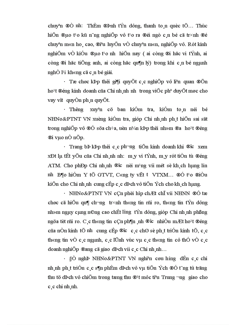 image for page Mở rộng hoạt động tín dụng của NHNo PTNT Chi nhánh Bắc Hà Nội 1