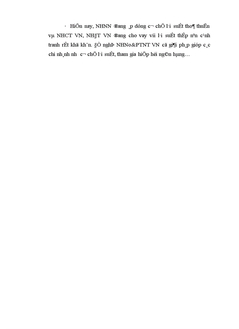 image for page Mở rộng hoạt động tín dụng của NHNo PTNT Chi nhánh Bắc Hà Nội 1