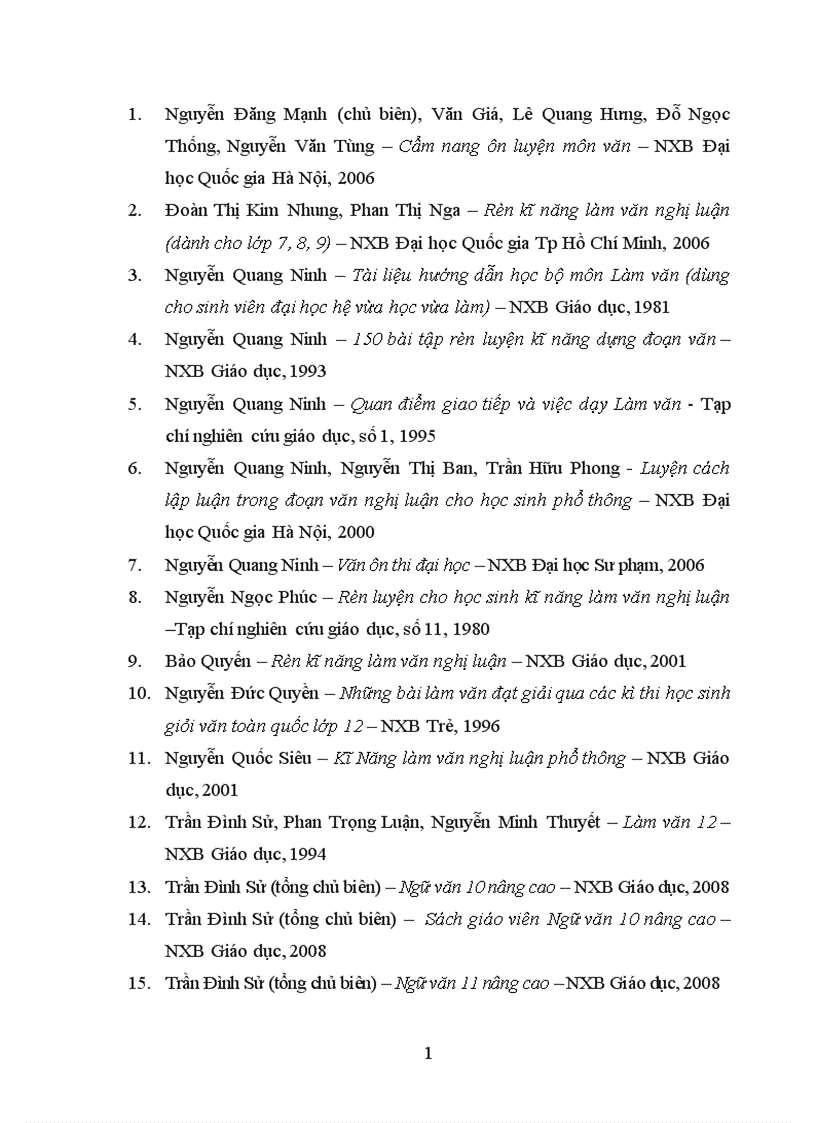 image for page Rèn kĩ năng viết đoạn mở bài trong bài văn nghị luận cho học sinh Trung học phổ thông 1