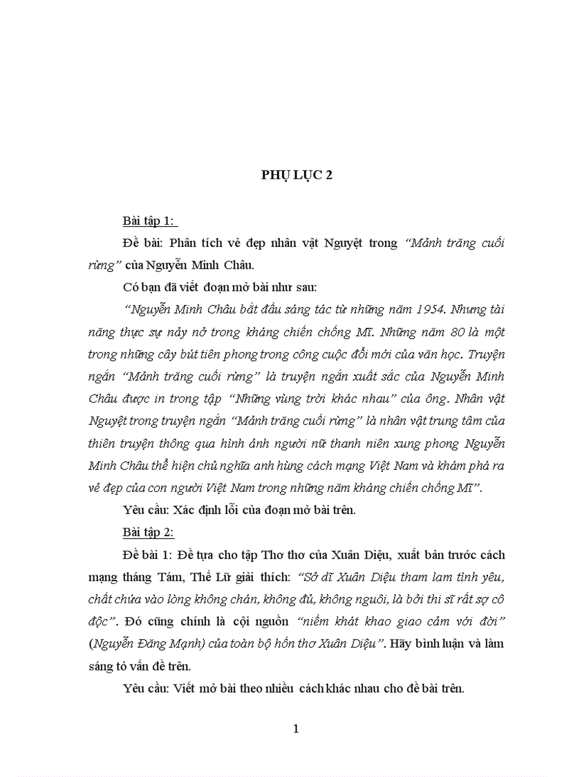 image for page Rèn kĩ năng viết đoạn mở bài trong bài văn nghị luận cho học sinh Trung học phổ thông 1