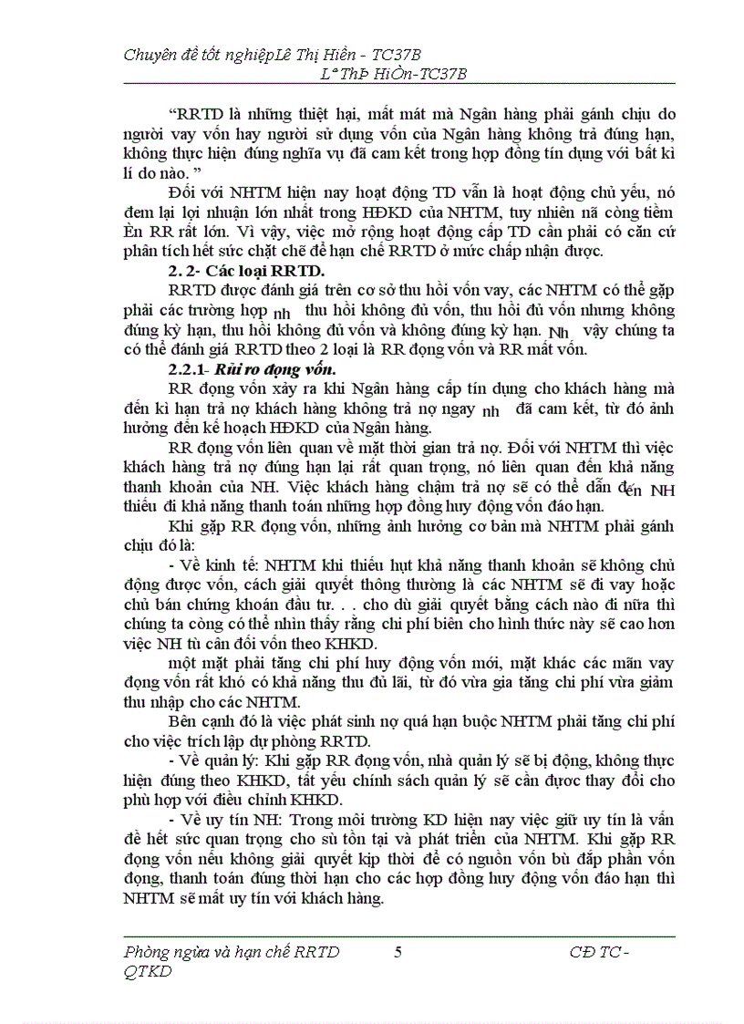 image for page Giải pháp phòng ngừa và hạn chế rủi ro tín dụng tại NHNo PTNT Huyện Như Xuân Tỉnh Thanh Hoá 1