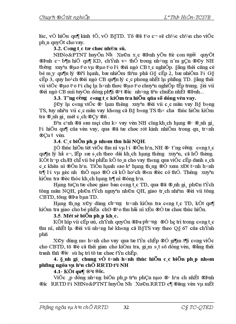 image for page Giải pháp phòng ngừa và hạn chế rủi ro tín dụng tại NHNo PTNT Huyện Như Xuân Tỉnh Thanh Hoá 1
