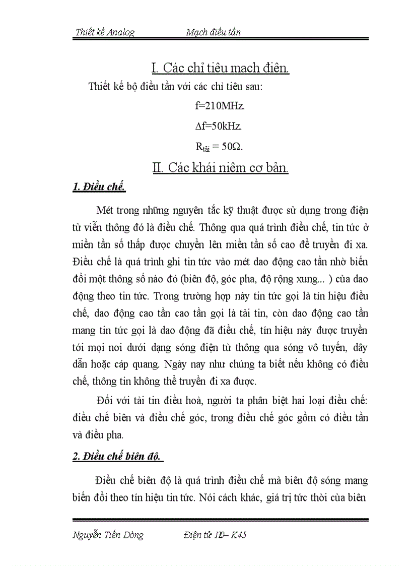 image for page Thiết kế Analog Mạch điều tần