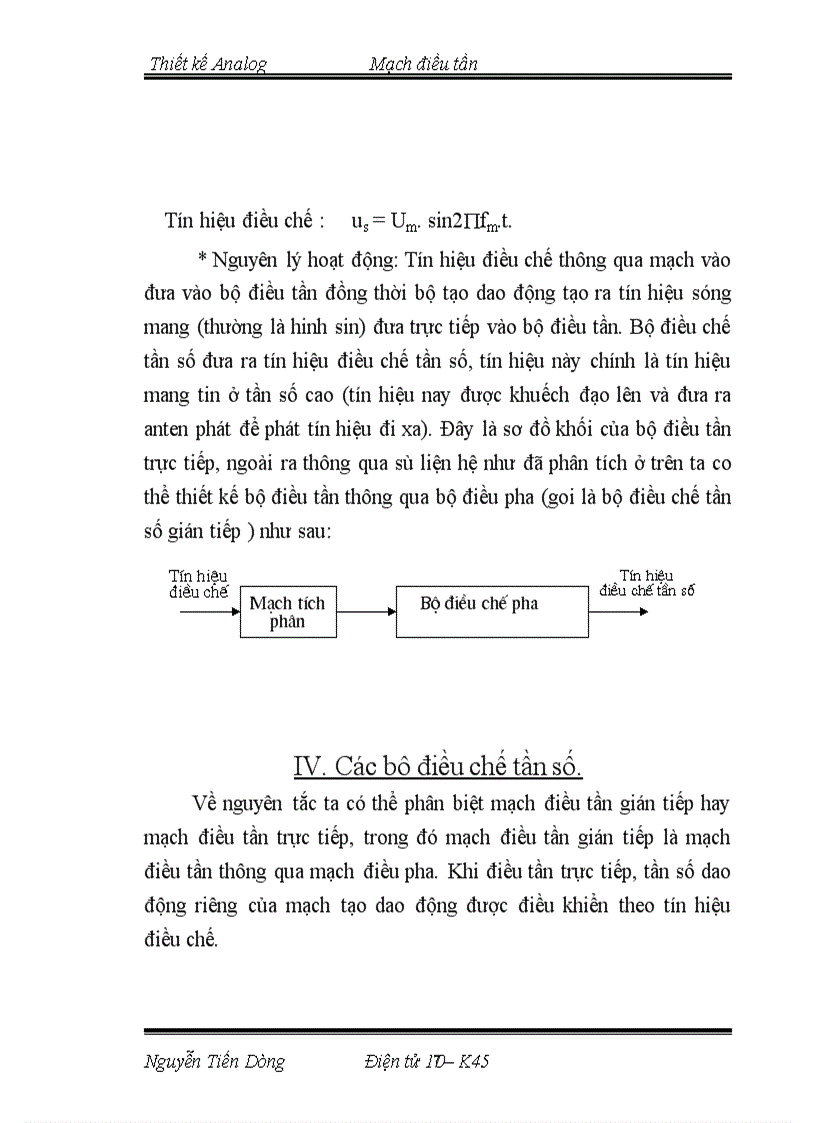 image for page Thiết kế Analog Mạch điều tần
