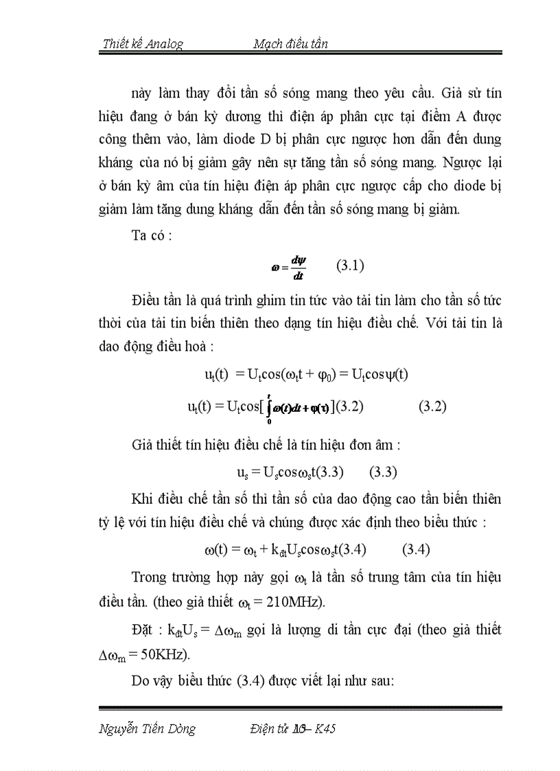 image for page Thiết kế Analog Mạch điều tần