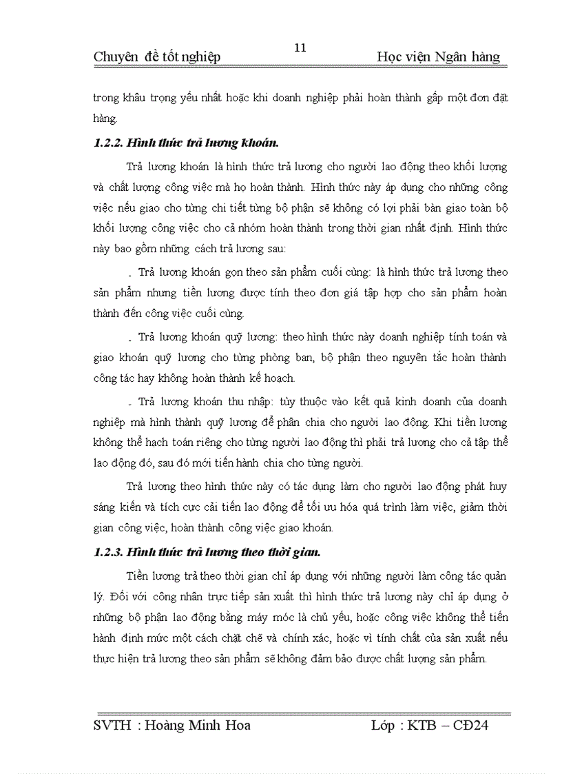 image for page Hoàn thiện công tác kế toán tiền lương và các khoản trích theo lương tại Công ty TNHH Thương mại Tân Trần Hoàng