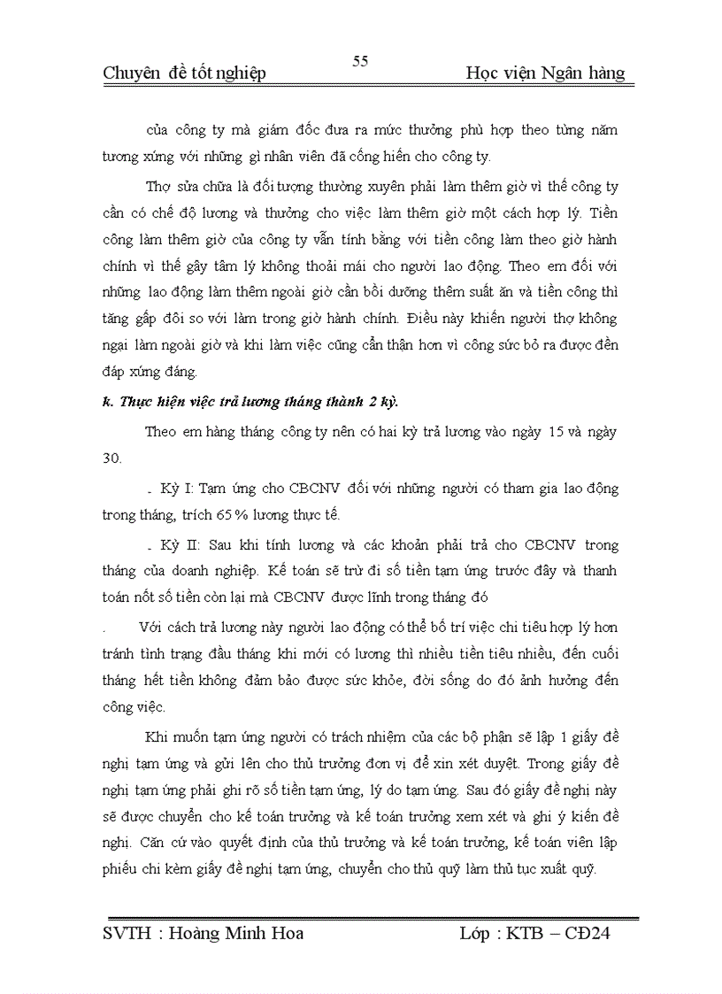 image for page Hoàn thiện công tác kế toán tiền lương và các khoản trích theo lương tại Công ty TNHH Thương mại Tân Trần Hoàng