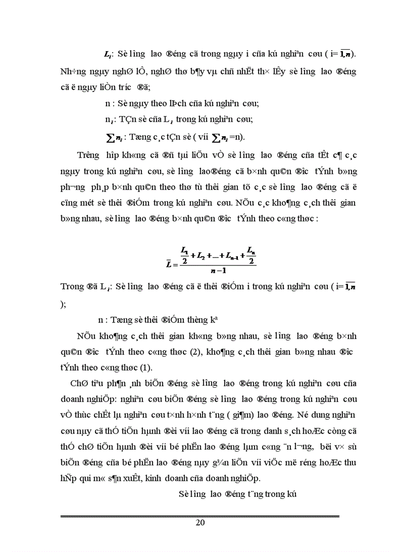 image for page Vận dụng một số phương pháp thống kê phân tích tình hình lao động và tiền lương ở Nhà máy thuốc lá Thăng Long thời kỳ 1995 2004 1