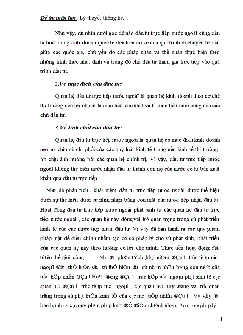 image for page Phân tổ thống kê và vận dụng phân tổ thống kê cho phân tích luồng vốn FDI trong nông nghiệp thời kỳ 1988 1999 ở Việt Nam