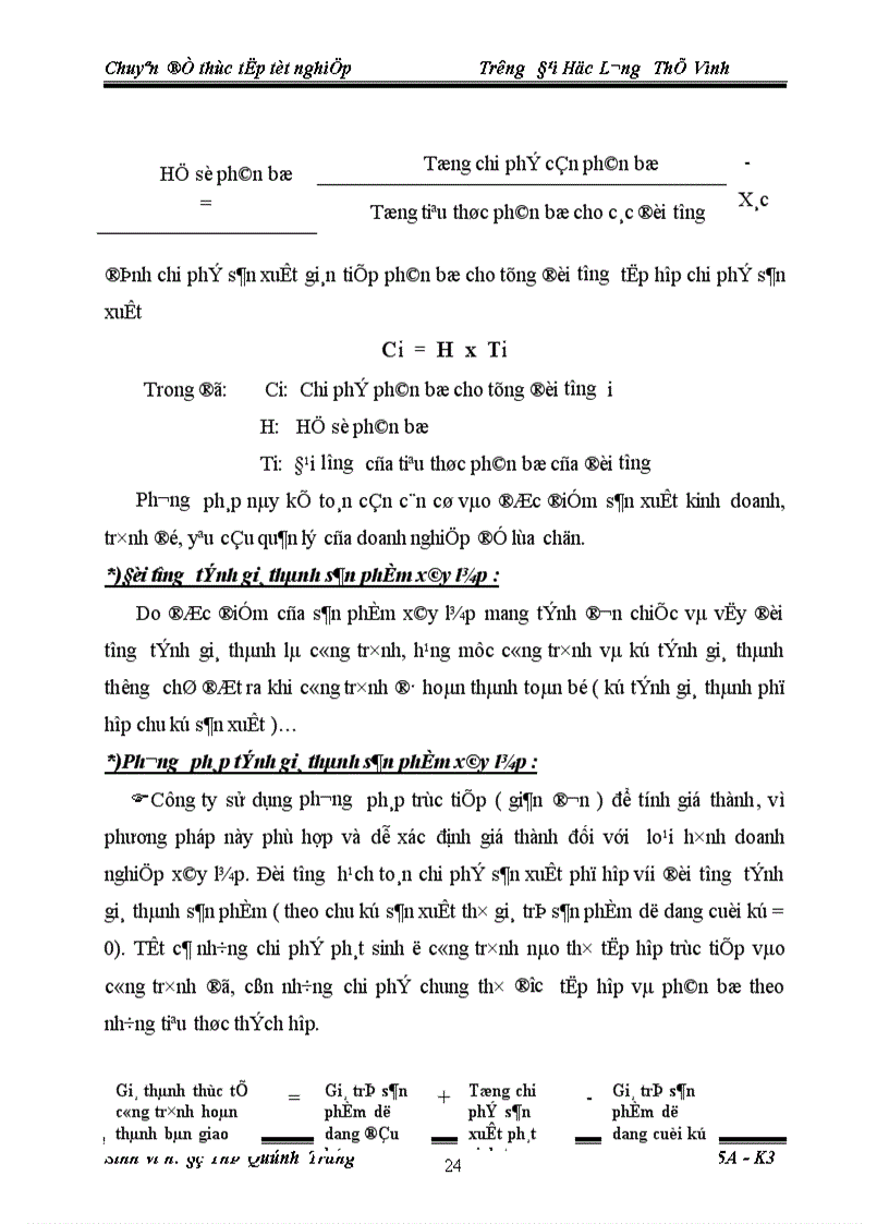 image for page Hoàn thiện kế toán chi phí sản xuất và tính giá thành sản phẩm xây lắp tại Công ty Cổ phần Đầu tư Xây dựng Giao thông 1