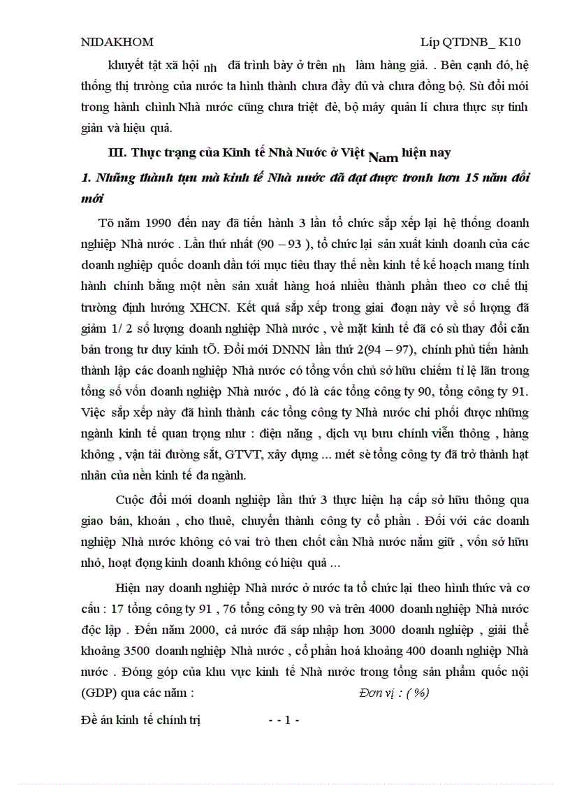 image for page Kinh tế Nhà nước và vai trò của nó trong nền kinh tế Việt Nam 1