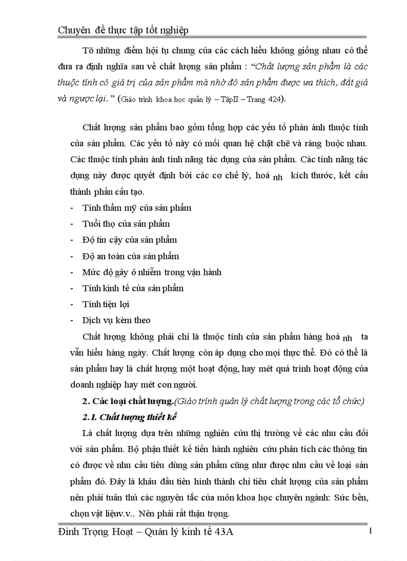 image for page Hoàn thiện quản lý và nâng cao chất lượng sản phẩm ở Công ty Da Giầy Hà Nội 1