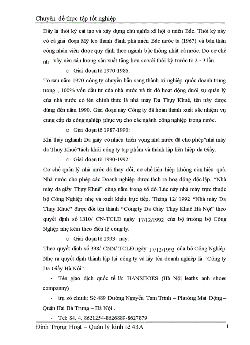 image for page Hoàn thiện quản lý và nâng cao chất lượng sản phẩm ở Công ty Da Giầy Hà Nội 1