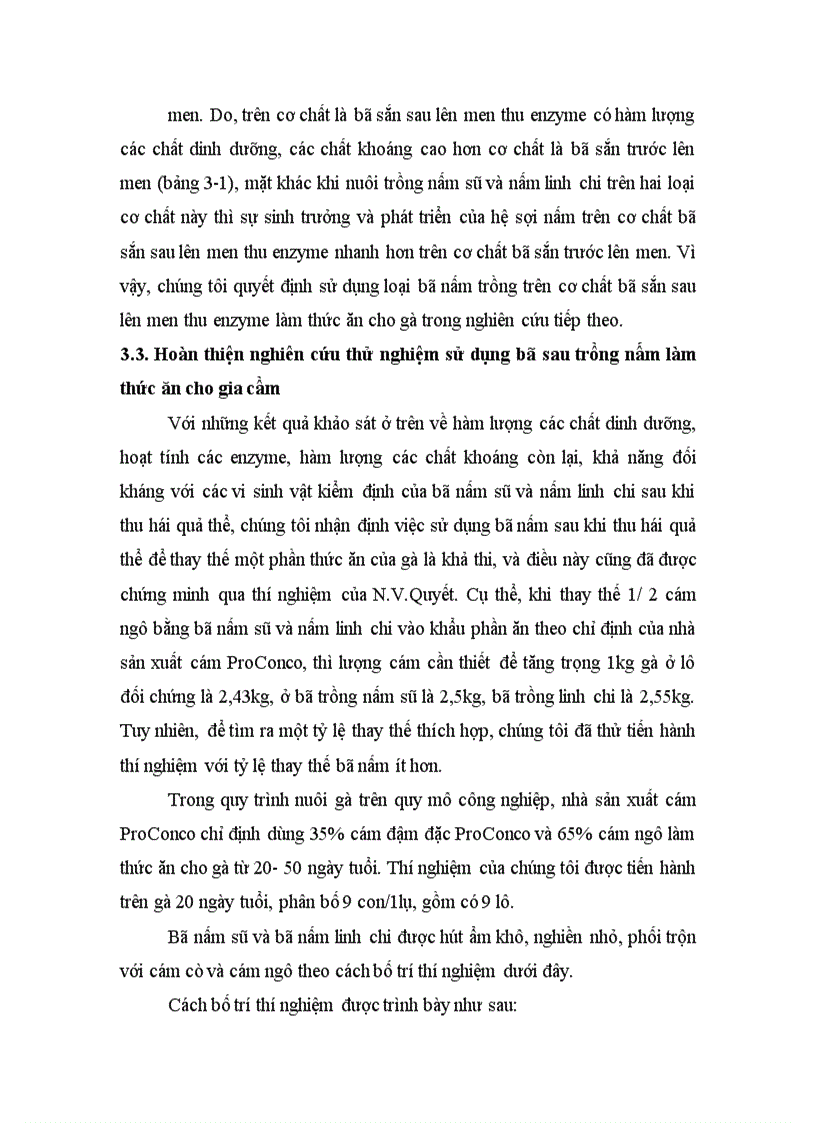 image for page Nghiên cứu hoàn thiện quy trình sử dụng bã sắn trước và sau lên men thu enzyme để nuôi trồng nấm ăn và nấm dược liệu 1