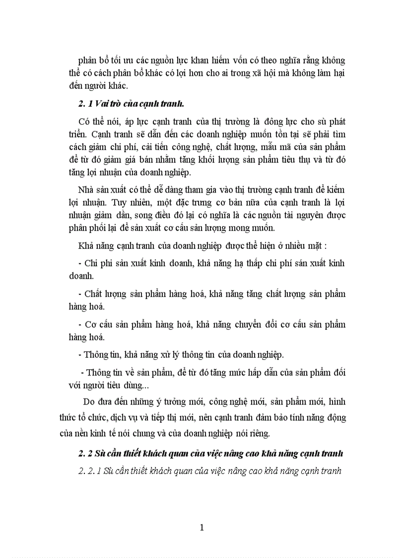 image for page Cạnh tranh và một số biện pháp nâng cao khả năng cạnh tranh của Công ty Rượu Hà nội 1
