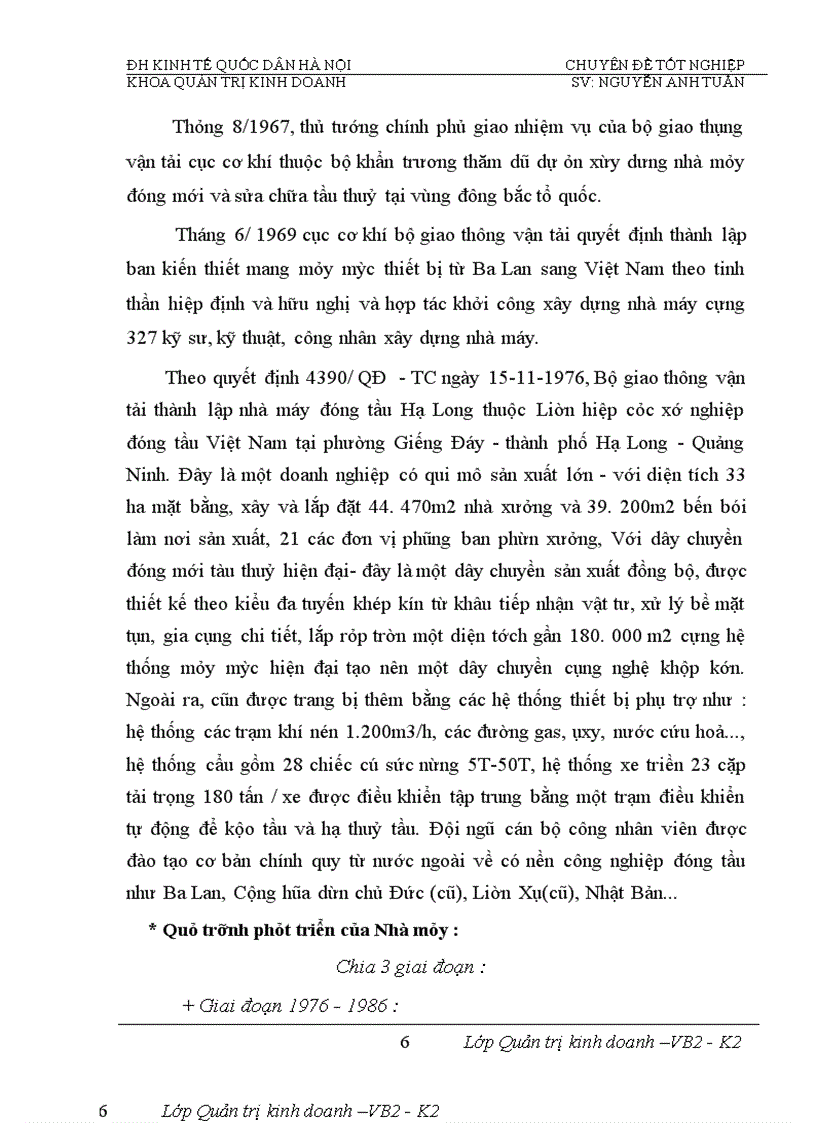 image for page Phân tích tính hiệu quả sử dụng vốn và biện pháp nâng cao hiệu quả sử dụng vốn của Nhà máy đóng tầu Hạ Long 1