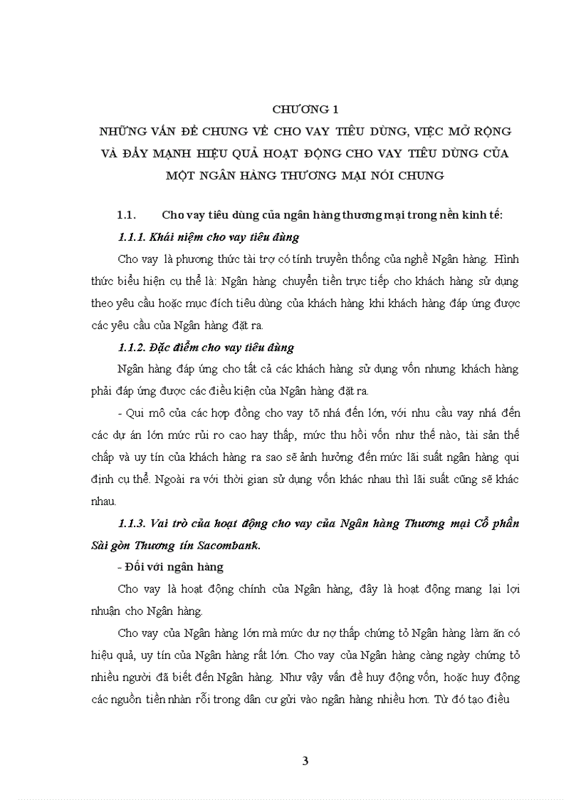 image for page Giải pháp mở rộng hiệu và đẩy mạnh hiệu quả hoạt động cho vay tiêu dùng tại ngân hàng Thương mại cổ phần Sài Gòn Thương Tín Sacombank Chi nhánh Hà Nội 1