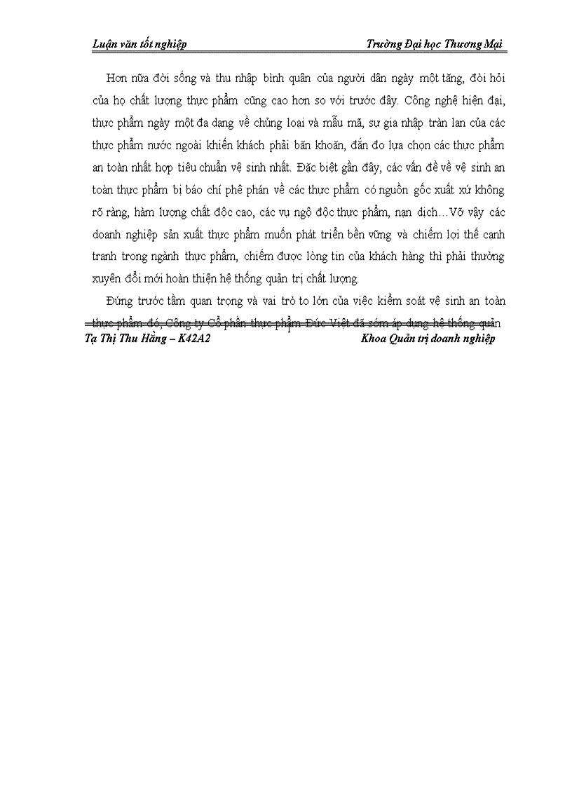 image for page Giải pháp duy trì hệ thống quản trị tích hợp ISO 9001 2000 HACCP tại Công ty CP Thực phẩm Đức Việt