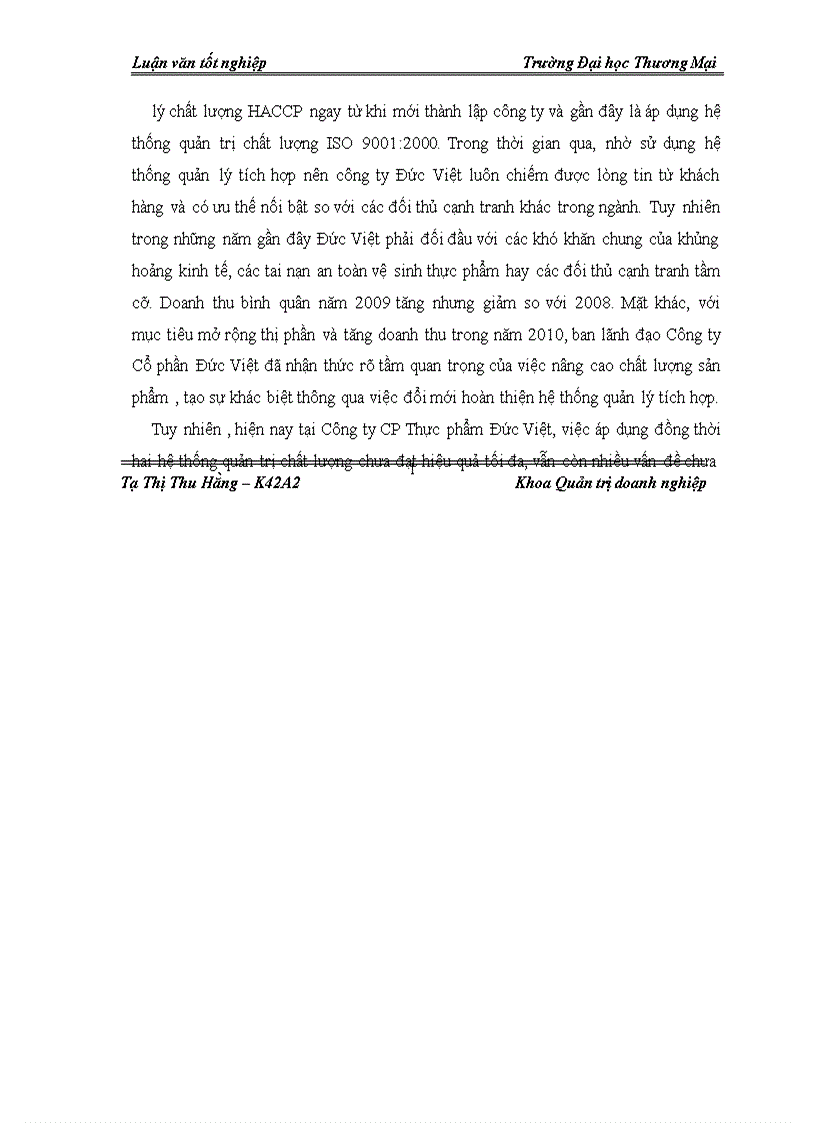 image for page Giải pháp duy trì hệ thống quản trị tích hợp ISO 9001 2000 HACCP tại Công ty CP Thực phẩm Đức Việt
