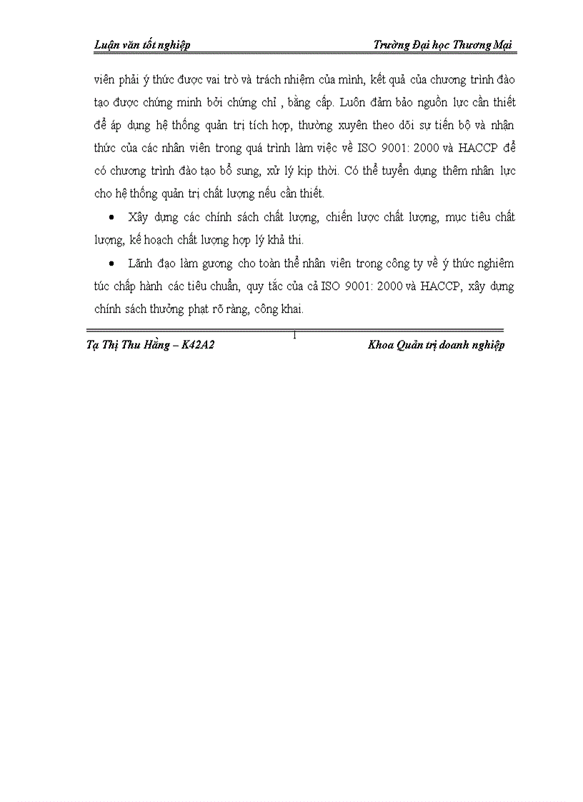 image for page Giải pháp duy trì hệ thống quản trị tích hợp ISO 9001 2000 HACCP tại Công ty CP Thực phẩm Đức Việt