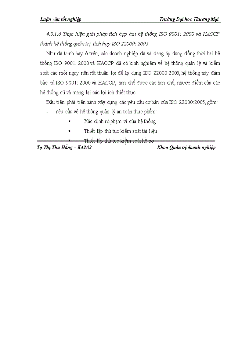 image for page Giải pháp duy trì hệ thống quản trị tích hợp ISO 9001 2000 HACCP tại Công ty CP Thực phẩm Đức Việt