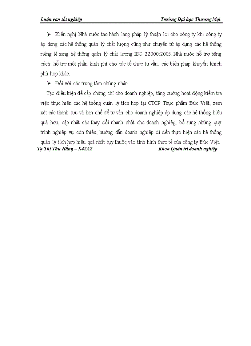 image for page Giải pháp duy trì hệ thống quản trị tích hợp ISO 9001 2000 HACCP tại Công ty CP Thực phẩm Đức Việt