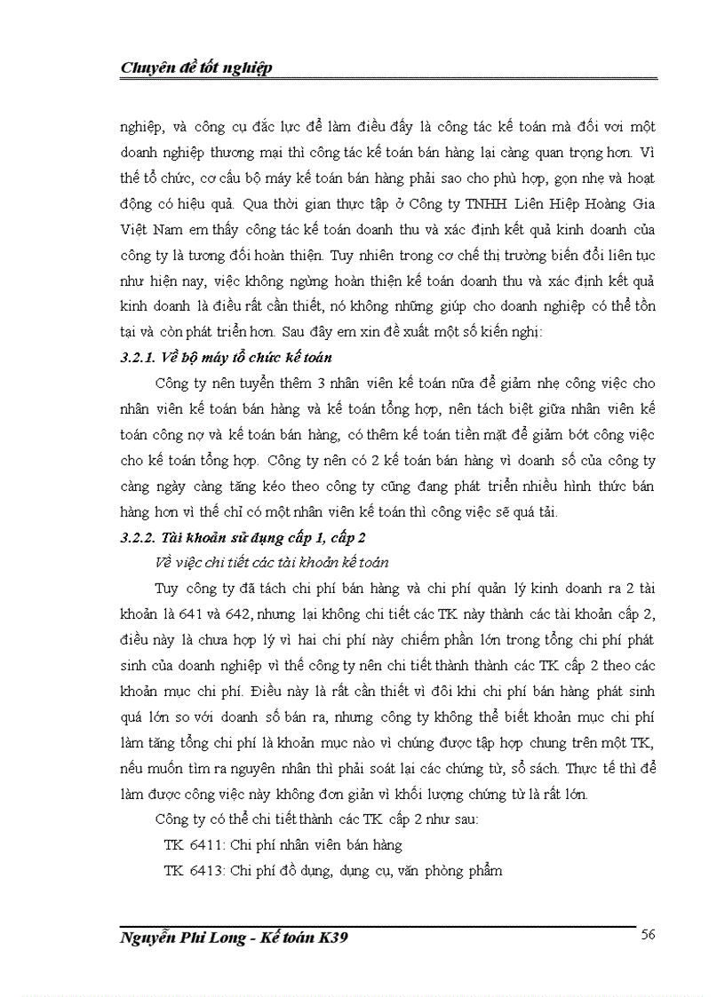 image for page Hoàn thiện kế toán doanh thu bán hàng và xác định kết quả kinh doanh tại Công ty TNHH Liên Hiệp Hoàng Gia Việt Nam 1