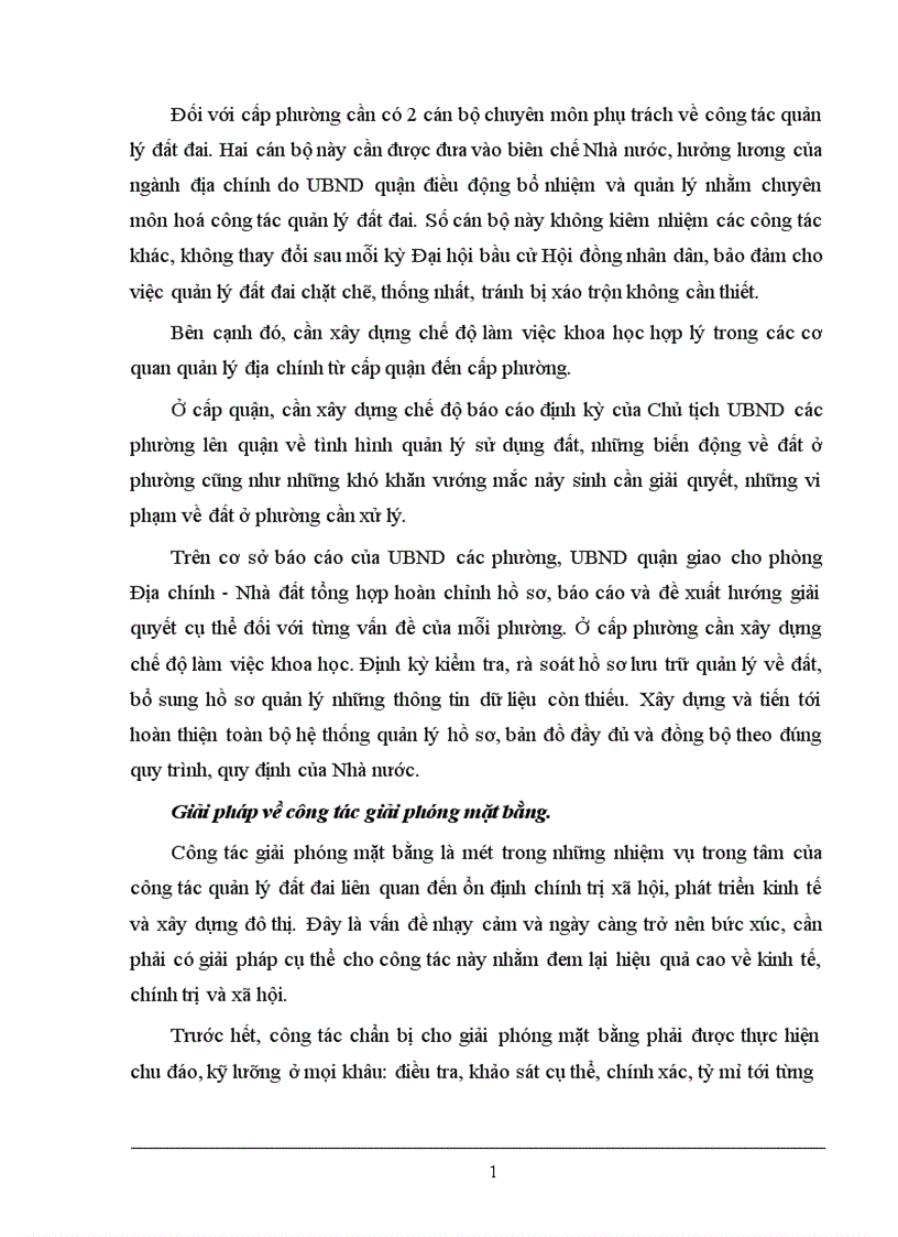 image for page Thực trạng và giải pháp tăng cường công tác quản lý Nhà nước về đất Đô thị qua ví dụ tại quận Cầu Giấy TP Hà Nội