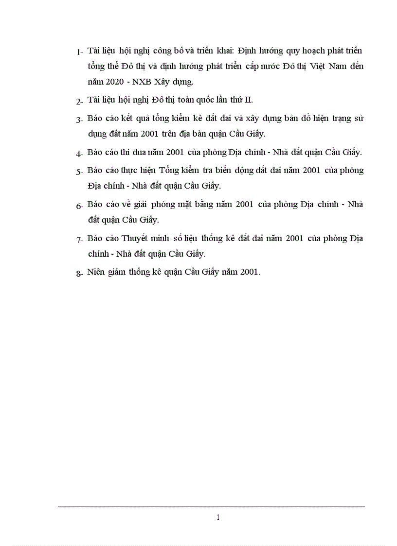 image for page Thực trạng và giải pháp tăng cường công tác quản lý Nhà nước về đất Đô thị qua ví dụ tại quận Cầu Giấy TP Hà Nội